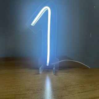 Números de LED 0 a 9 em Acrílico, Decoração para Festas, Painel Led ...