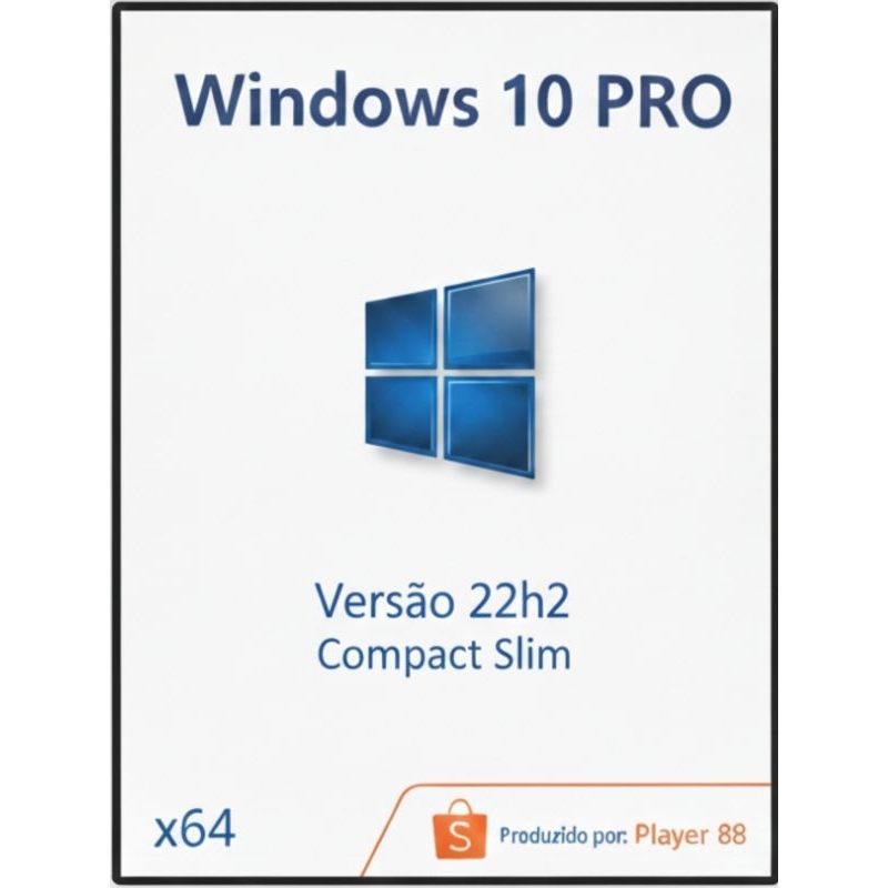 DVD Windows 10 pro 64bits Versão 22h2 | Shopee Brasil