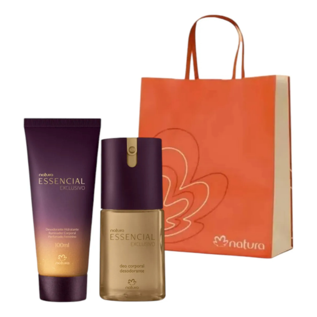 Kit Presente Natura Essencial Exclusivo Feminino Completo - Cuidados ...
