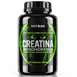 Creatina Monohidratada Original 120 Cápsulas Ganho de Massa, Força e Performance - ENVIO IMEDIATO em Oferta na Shopee