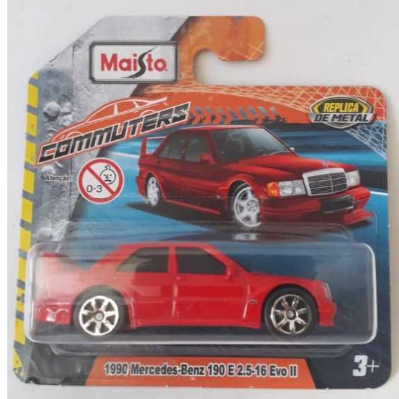 1990 Mercedes Benz 190 E 2.5-16 EVO II - 2025 - Vermelho - 1/64
