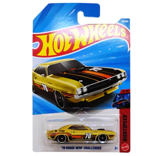 miniatura hot wheels 70 Dodge Hemi Challenger (dourado)