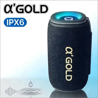 Caixa de Som A'Gold Pro 20W com Luzes RGB | Resistente à Água IPX6, Som Poderoso para Festas e Ambientes Externos em Oferta na Shopee