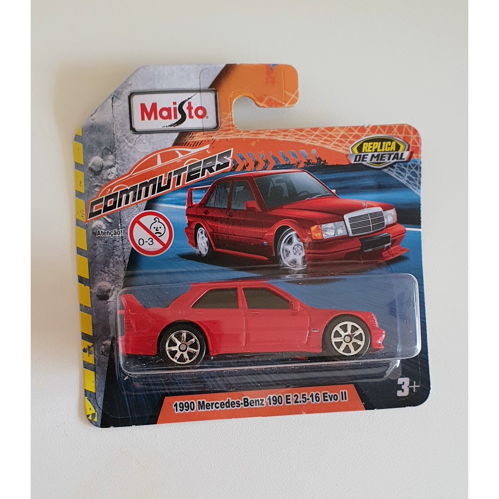MAISTO - 1990 MERCEDES-BENZ 190 E 2.5-16 EVO II | Shopee Brasil