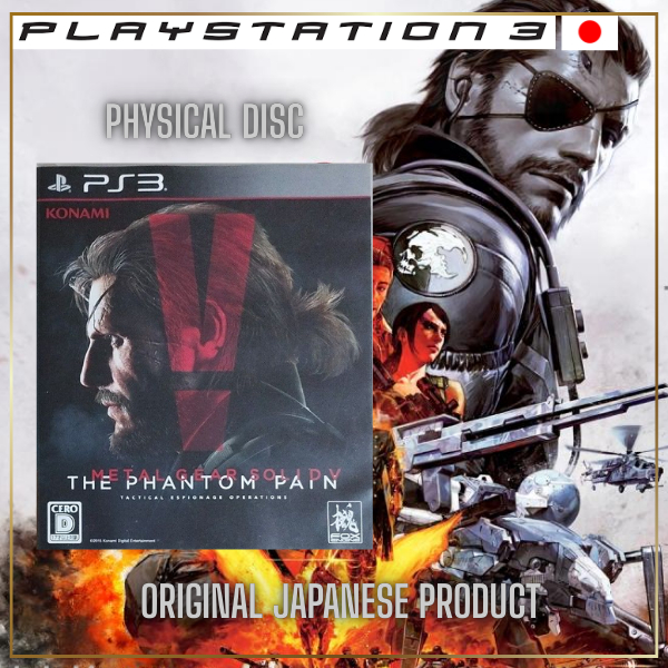 🐍 Metal Gear Solid V: The Phantom Pain PS3 - Edição Original