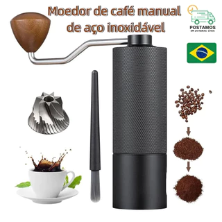 Moedor de café manual de aço inoxidável mói 20 gramas de grãos de café por vez Prático e conveniente
