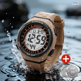 Relógio Esportivo Resistente À Água Luminoso E Com Cronômetro Perfeito Para Atividades Diárias E Esportes S917