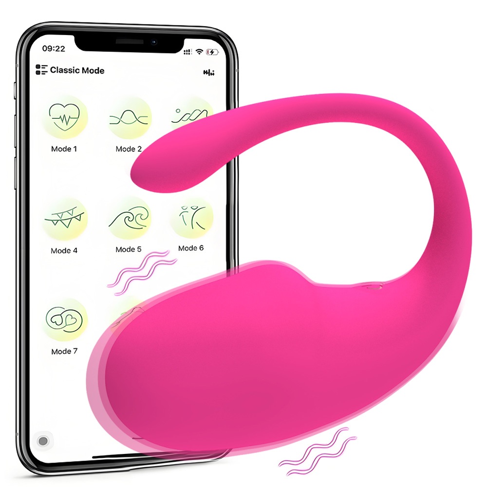 Vibrador Bluetooth Controle no celular a Distância via App;Recarregável via usb