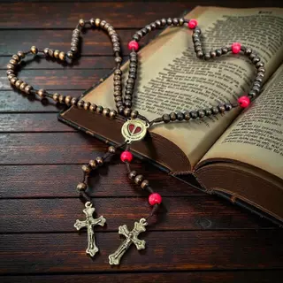 Terço para Casal – Presente Católico para Noivado, Casamento, Bodas
