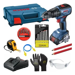 Parafusadeira E Furadeira De Impacto De ½ Bosch Gsb 18v-50 em Oferta na Shopee