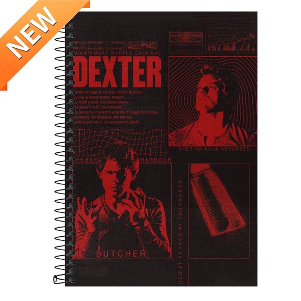 Caderno Personalizado DEXTER - 1 matéria, 10 matérias 20 matérias