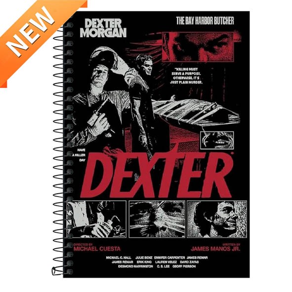 Caderno Personalizado DEXTER - 1 matéria, 10 matérias 20 matérias