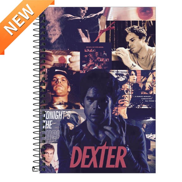 Caderno Personalizado DEXTER - 1 matéria, 10 matérias 20 matérias