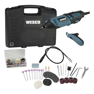 Micro Retifica Eletrica 160w Wesco Ws3113k Maleta E 40 Aces em Oferta na Shopee