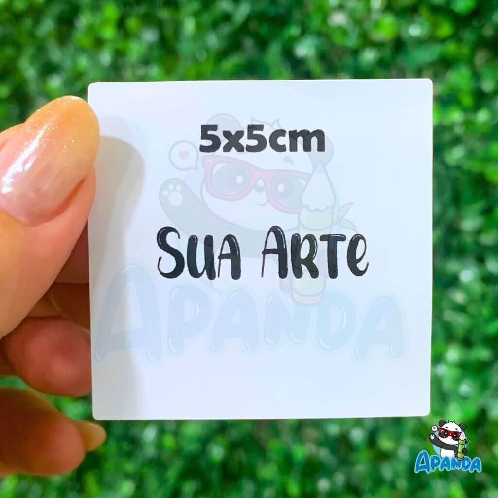 115 Adesivos Personalizados 5x5 cm Quadrado - Com Sua Logo ou Arte ...