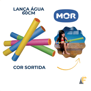 Lança Água 60cm Infantil Cores Sortidas Piscina Praia Brinquedo Diversão Mor em Oferta na Shopee