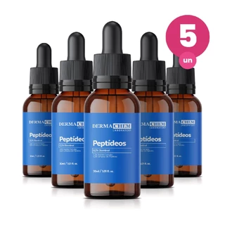 Kit 5 Sérum Anti Olheiras Peptídeos 30ml Efeito Lifiting Clareador Dermachem em Oferta na Shopee