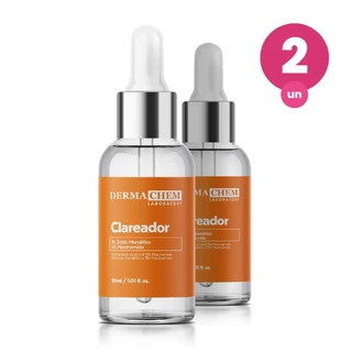 Kit 2 Sérum Clear Clareador 30ml Dermachem em Oferta na Shopee