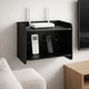 Suporte Roteador Parede Wi-Fi e Controles MDF Organizador Decorativo