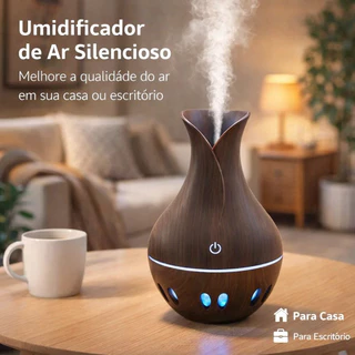 Umidificador de Ar Portátil Silencioso Compacto para Casa e Escritório
