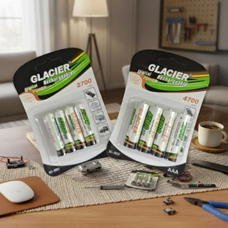Pilha Recarregável Sugdupg AA / AAA – Alta Capacidade – Kit com 4 Pilhas
