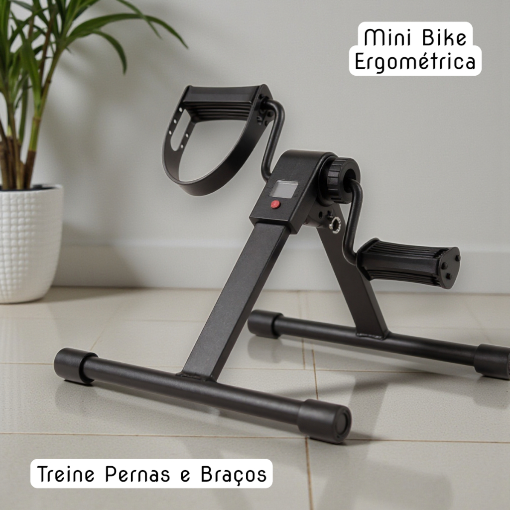 Mini Bike Ergométrica Pernas Braços Fisioterapia Idoso Cicloergometro ...