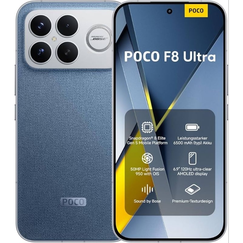 Xiaomi Poco F8 Ultra 12 Gb 256 Gb Nf-e e Garantia Denin Blue Azul Novo Envios para SP, ES, MG, RJ, GO, DF e PR.