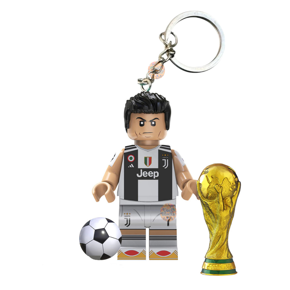 Minifiguras Jogadores de Futebol Coleção de Craques Mundiais