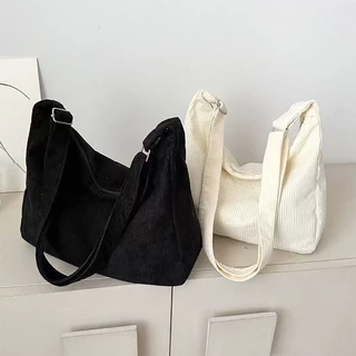 Bolsa Transversal Unissex de Grande Capacidade – Design Simples com Bolsa Interna