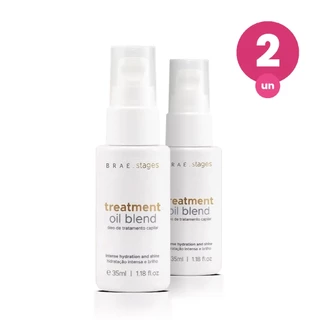 Kit 2 Mix de Óleos Condicionantes Braé Stages Treatment Oil Blend 35ml Hidratação Intensa e Brilho dos Cabelos em Oferta na Shopee
