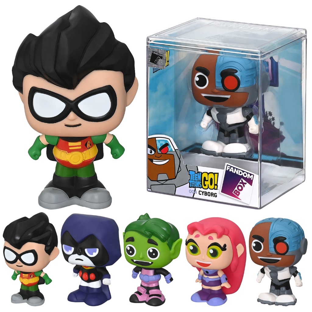 Fandom Box Miniaturas Com Embalagem Acrílica Jovens TItãs - Líder