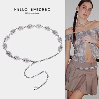 Moda Cinto De Moeda Das Mulheres Vestido De Ouro Prata Estilo Cinto De Metal Cinto em Oferta na Shopee