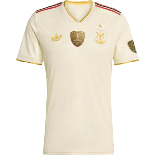 Manto Flamengo Masculina Jogo 3 Adidas 2025 + Kit Patches CAMPÉON Libertadores 2025 em Oferta na Shopee