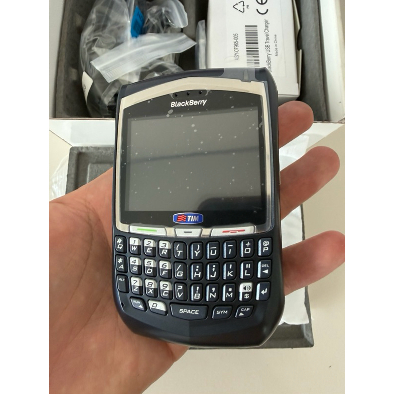 Celular raro Blackberry 8700G novo sem uso | Shopee Brasil