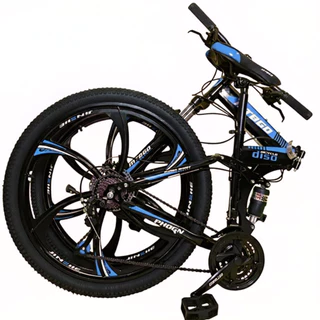 Bicicleta Dobrável Aro 26 MTB Mountain Bike Freio A Disco 21 Velocidades em Oferta na Shopee