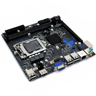 Placa Mãe H61 LGA1155 DDR3 Suporte Intel 2ª e 3ª Geração SATA PCIe x16 PC Desktop Upgrade Econômico