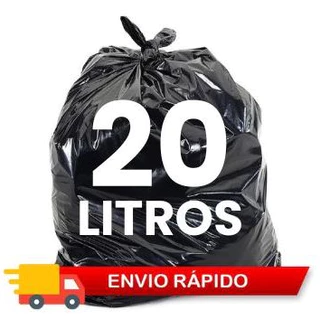 Sacos de lixo 20 Litros Resistente 100 unidades direto da fábrica
