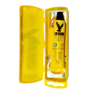 Kit Reparo Pneu Bike + 6 Remendos + Cola Unium + Lixa Alta Resistência Longa Durabilidade Reforçado Uso Profissional