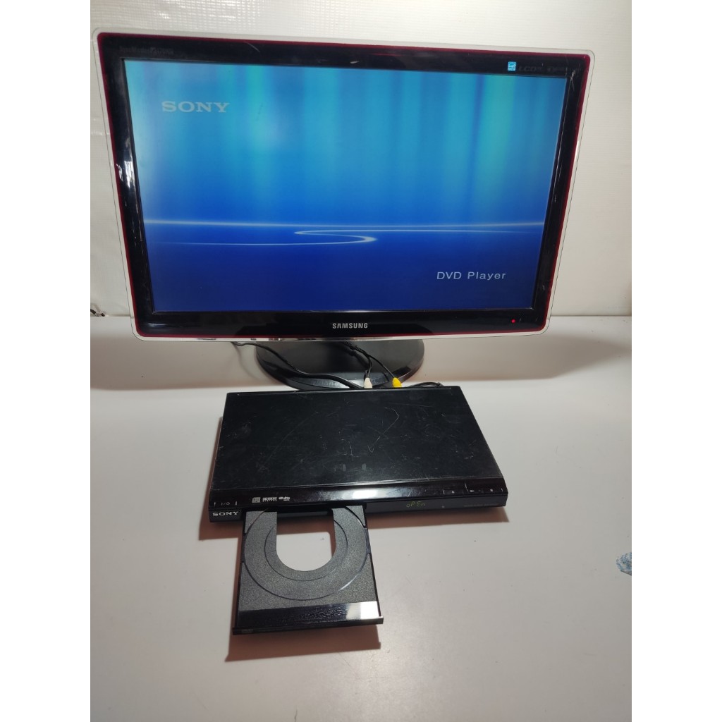 Reprodutor DVD Sony Dvp-sr200 S/ Controle Funciona Shb Preto 127/220v ...