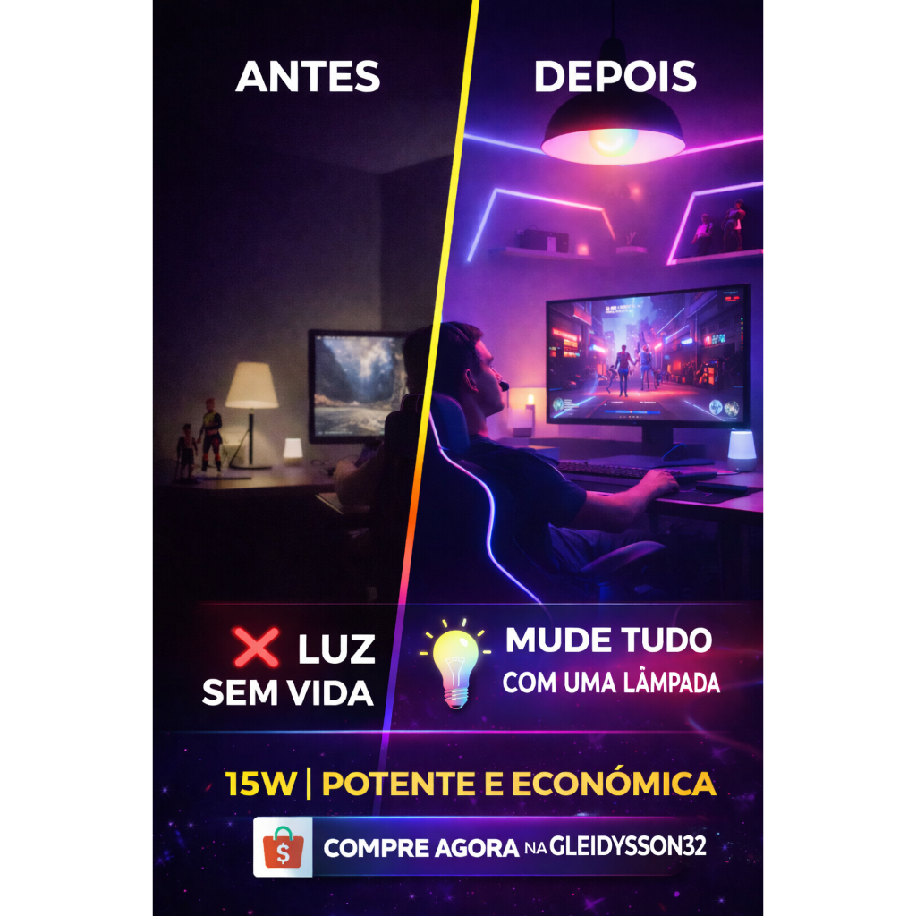 Lâmpada Inteligente Wi-Fi RGB Alexa Google Assistente E27 15W Tuya | Shopee Brasil