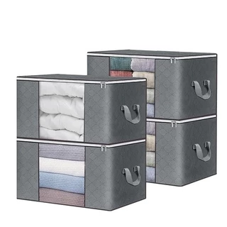 kit 1~5 caixas organizadoras de roupas calçados cobertas tnt com tampa ecológico multiuso em Oferta na Shopee