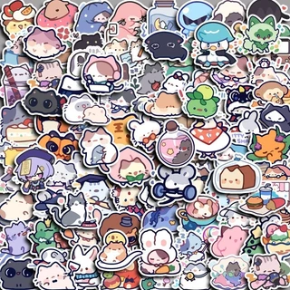 Pack com 80 Adesivos Fofos Variados - Stickers - Papelaria Cute Decorativa