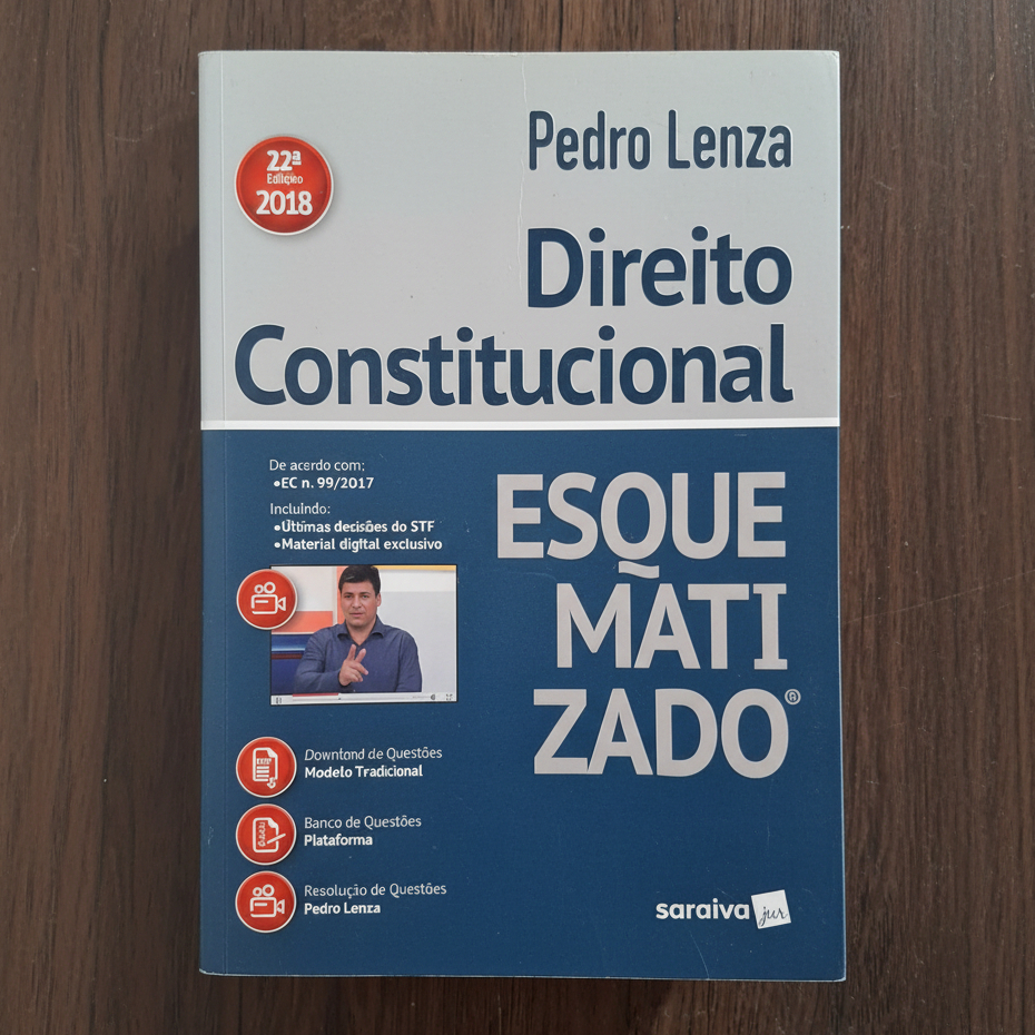 Direito Constitucional Esquematizado – Pedro Lenza (5ª edição | 2018 ...