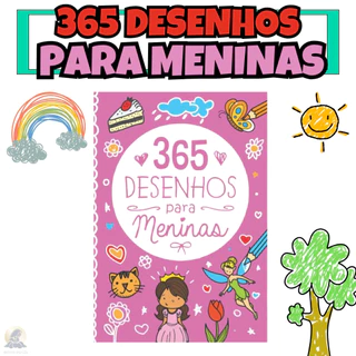 365 Desenhos Para Meninas | PÉ DA LETRA em Oferta na Shopee