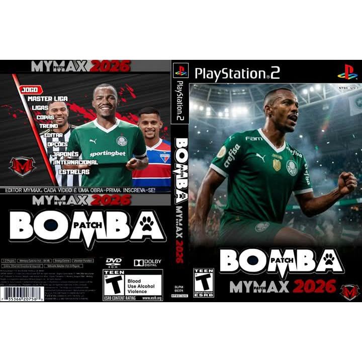 Bomba Patch 2026 v.1 Mês do Janeiro PS2 Português Brasileiro Narração ...