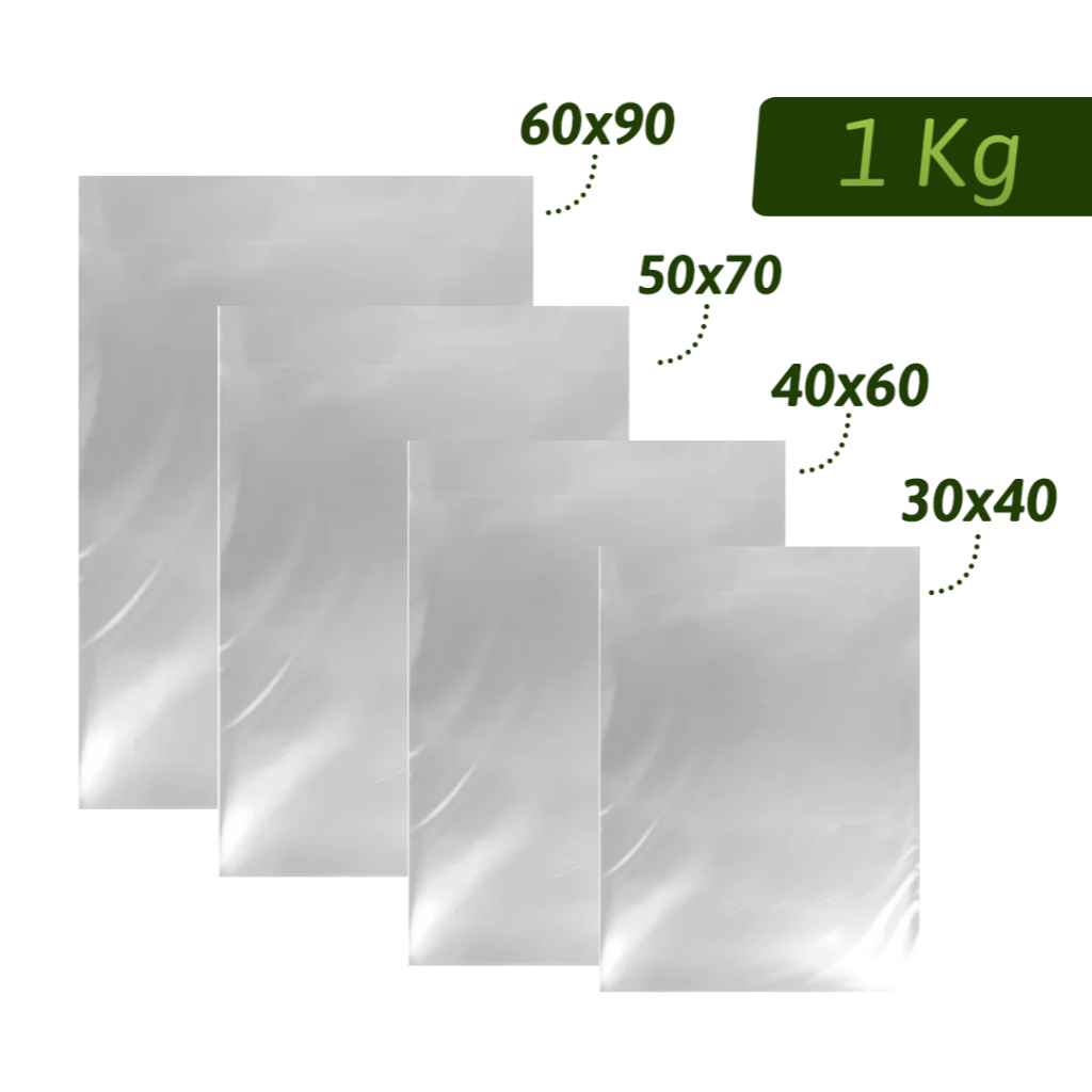 Kit Sacos para Embalagem Transparentes Resistente e Super Reforçado ...