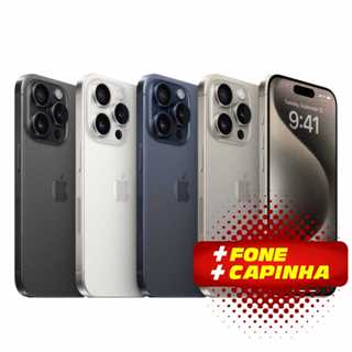 iPhone 15 Pro 256Gb com A17 Pro e câmera 48MP | Shopee