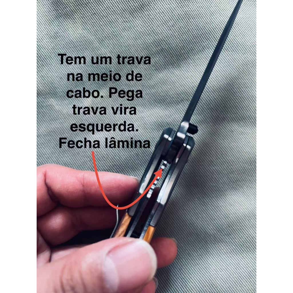 Canivete CM77 Ferramenta Dobrável EDC Premium | Design Artístico + Cabo ...