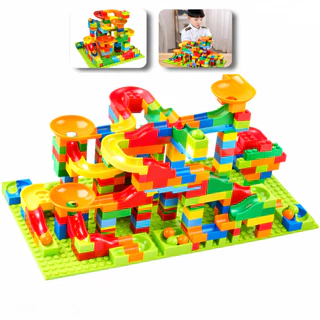 Blocos de Montar 337 Peças Pista de Bolinhas Brinquedo Infantil Circuito
