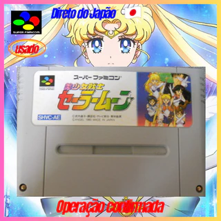 Sailor Moon SS Super Famicom Game Complete with Box Manual Sailor Moon SS Super Famicom Game Complete with Box Manual